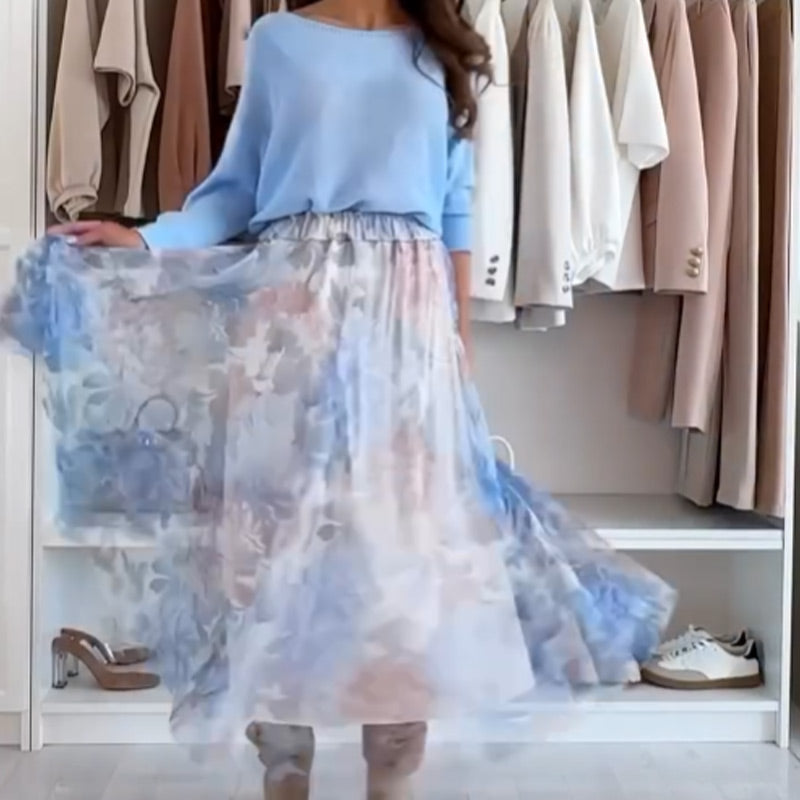 Vega | Conjunto Azul con Lazo